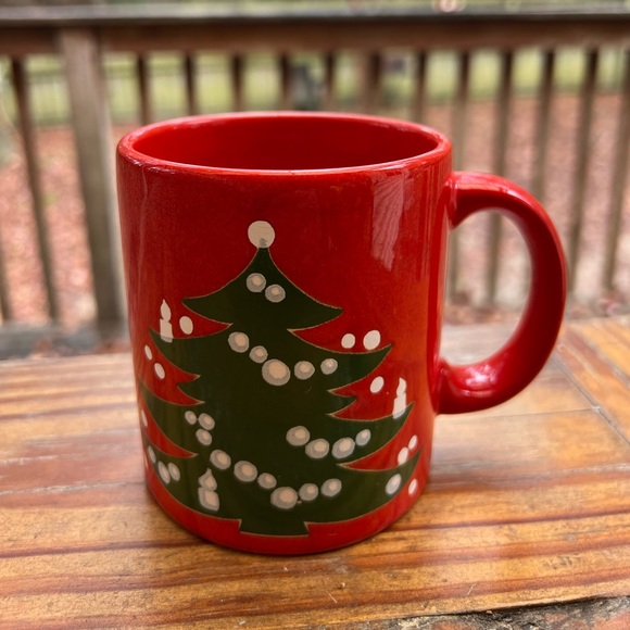 Vintage Other - Vintage Waechtersbach Christmas Tree Mug Red Green White W Germany 70s 80s